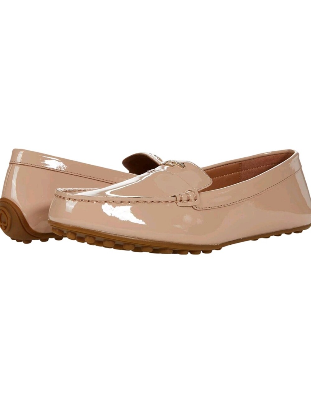 Kate Spade New York Deck Loafer Flat Peach Shake Patent 11